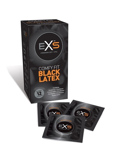 EXS Black Fantasy Kondome - 12 Stück