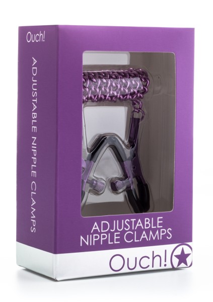 Adjustable Nippel schellen - Purple