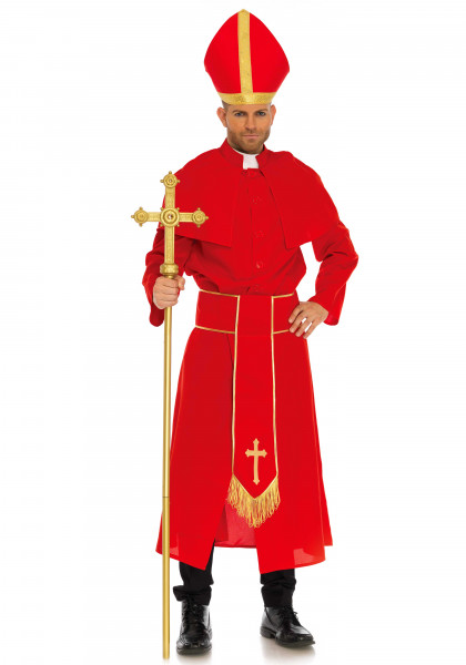 Kostüm-Set Kardinal 3-teilig