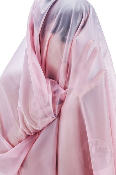 PVC Körpersack mit Reißverschluss rosa