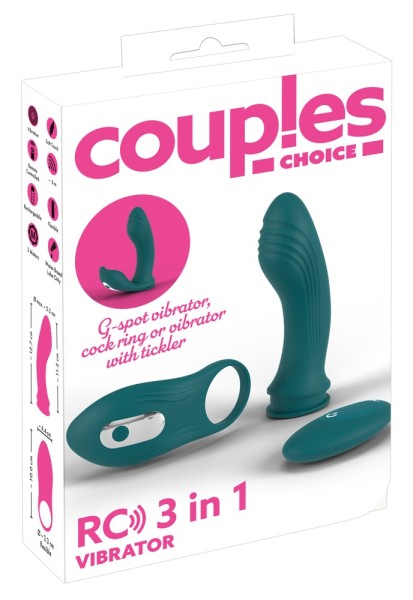 Couples Choice RC 3in1 Vibrat
