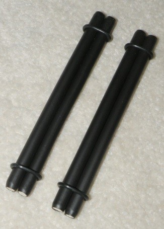 Thai Stick Stark - gummiüberzogen - 8mm - Schwarz