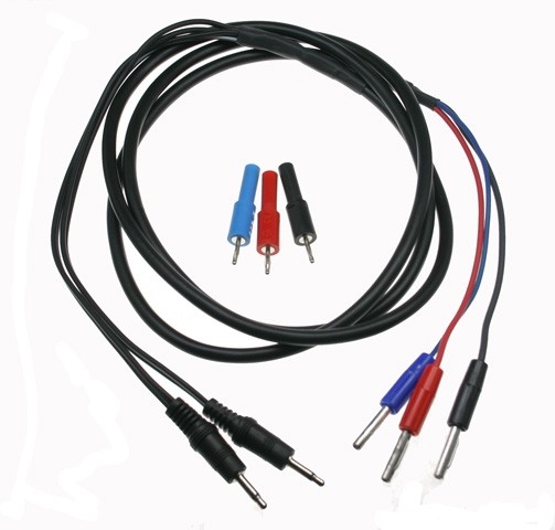 E-Stim TriPhase Kabel und Adapter