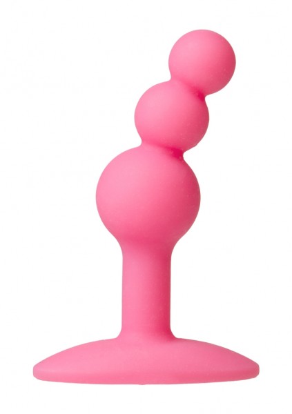 Anal-Plug in Perlenform - pink