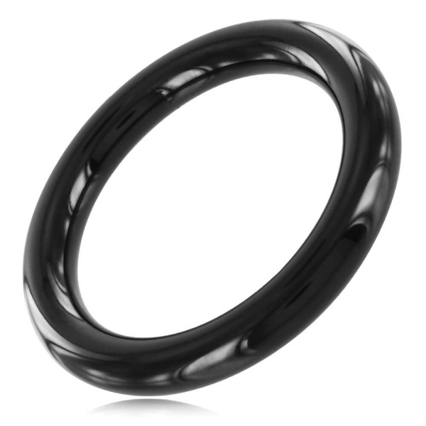 Edelstahl Cockring schwarz 8mm