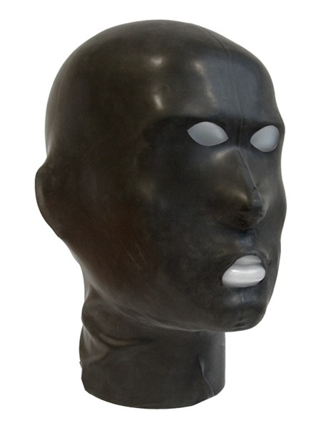 Mister B - Latex Maske mit Öffnungen