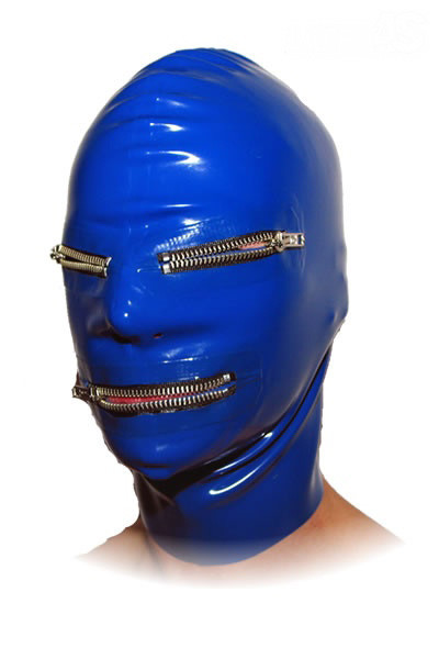 Latex Maske - Zipper