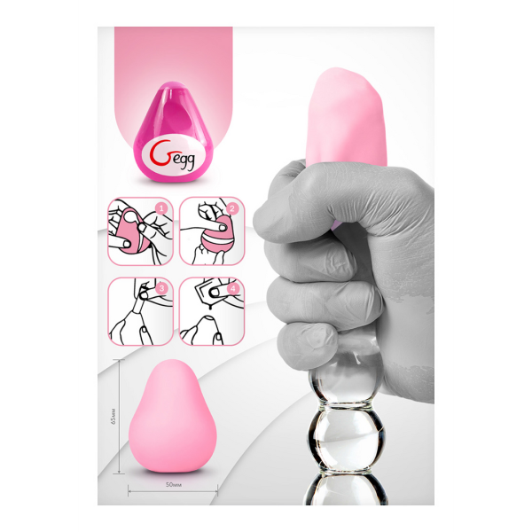 G-Egg Vibrating Egg Masturbator - Pink