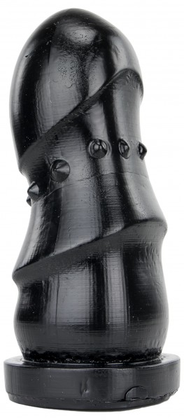 Dildo mit Nietenformen am Schaft - Vac-U-Lock kompatibel