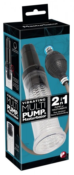 Vibrating Multi Pump and Masturbator