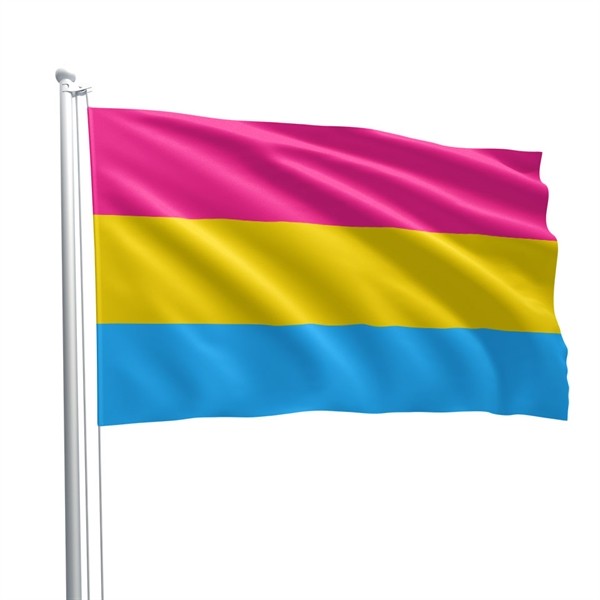 Flagge Pansexuell