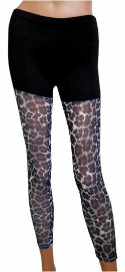 Leggings mit Leopardenmuster