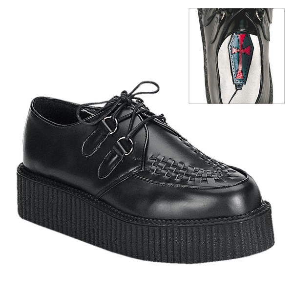 CREEPER-402 in Farbe P0005| Schwarz Leder